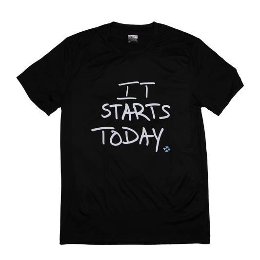 It Starts Today Performance Tee | Black