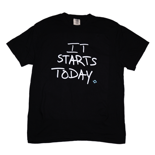 It Starts Today Comfort Tee | Black